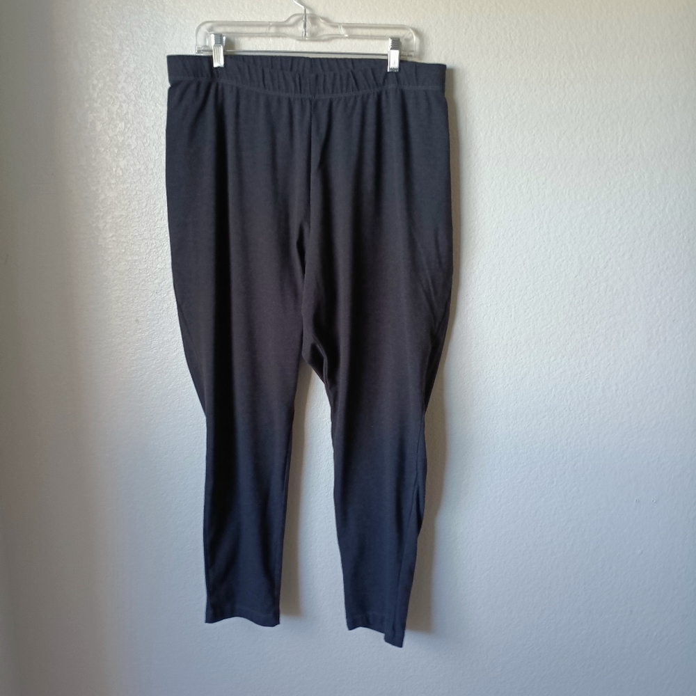 💜3/$25 Roaman's 3X 30/32 Gray Leggings NWOT